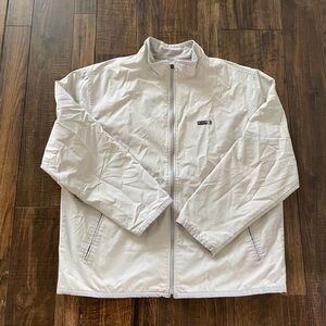 Nike Golf Zip Up Tan Jacket Size 16/18 XL